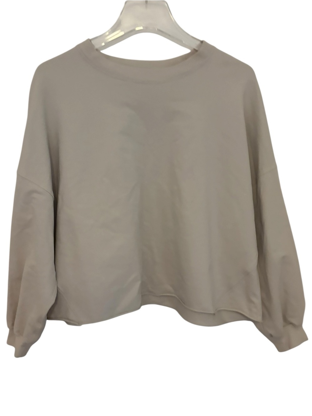 Lululemon LA Pullover Crew Off White Oversized Sweatshirt Size 6 VGUC - Picture 3 of 12